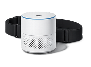 Mini USB air purifier for desktop use with compact portable design.